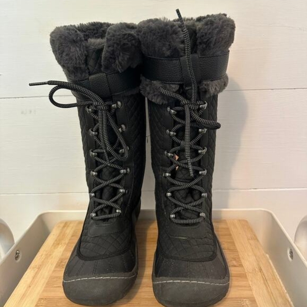 Women's Jambu Black Quilted Winter Boots - Picture 2 of 7